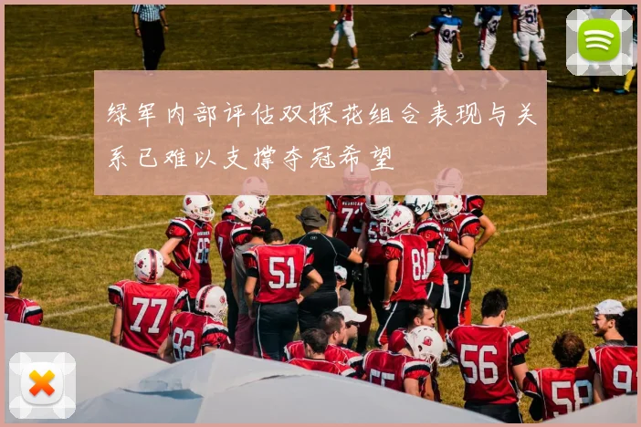 绿军内部评估双探花组合表现与关系已难以支撑夺冠希望